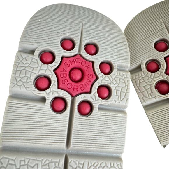 Relife NWT Rose Gold Metallic Eyelet Slip On Massage Leather Flats Loafers 7 7.5 - Picture 7 of 8